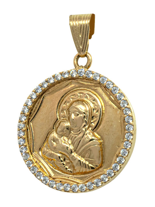 Daskalakis Anhänger Kinder Amulett Konstantinato aus Gold 14K 54084