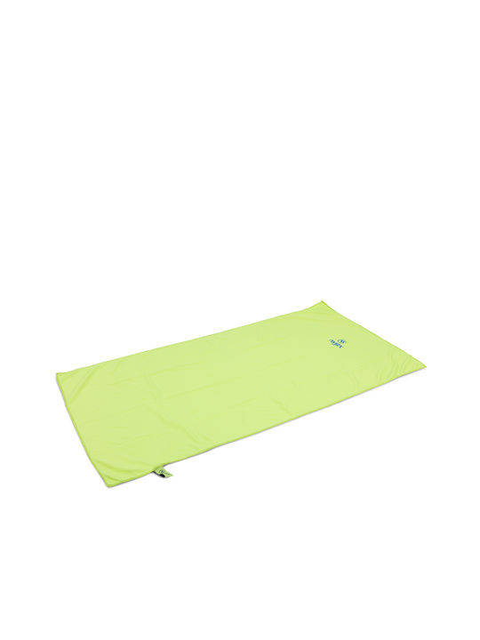 AMILA Microfiber Green Gym Towel 100x50cm