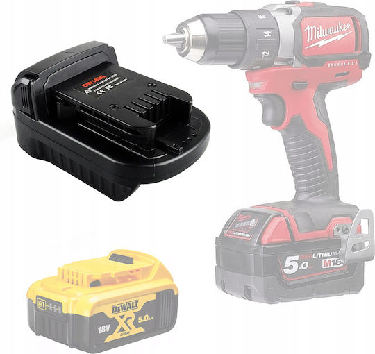 Адаптер Конвертор За Батерия Dewalt 18v Към Milwaukee 18v Dw18ml
