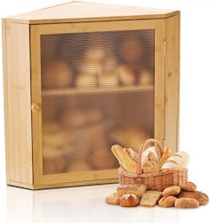 Vevor Кутия за хляб от бамбук Бежов 16.5x13x19см