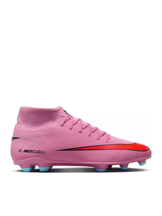 Nike Mercurial Superfly 10 Club Ποδοσφαιρικά Παπούτσια με Τάπες MG Ροζ