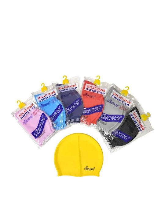Sainteve 69063 Kids Silicone Swimming Cap Red