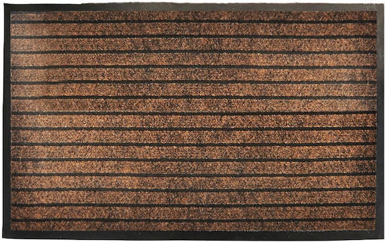 Sidirela Entrance Mat Carpet with Anti-slip Backing Doura Brown 40x60cm