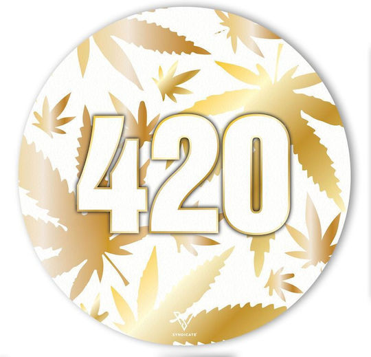 V Syndicate Slikks Малка Кръгла 420 Златна