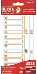 Global Gift Notebook Labels 36 Pieces