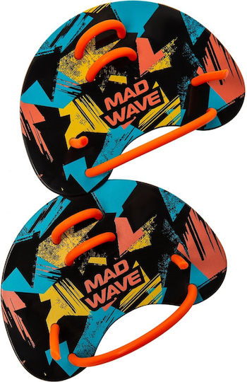 Mad Wave Paddles Finger Fun Blue Yellow Orange Mad Wave Multi