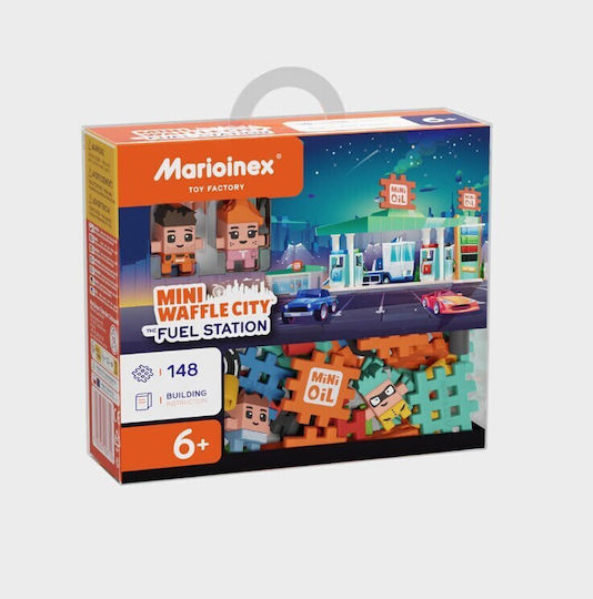 Marioinex Τουβλάκια Gas Station για 6+ Ετών 148τμχ