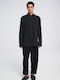 Μακρυμάνικo Πουκάμισο σε Κανονική Γραμμή Washed Black