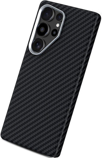 Tech-Protect Ion Carbon Rückseite Kunststoff Silber (Galaxy S25 Ultra)