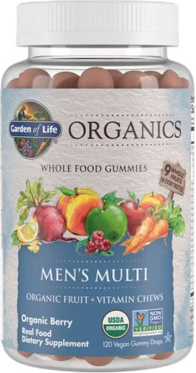 Garden Of Life Mykind Organics Men's Мултивитамин Forest Fruits 120 желирани бонбони