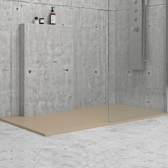 Karag Classic Rectangulară Acrilic Duș 180x80cm Bej