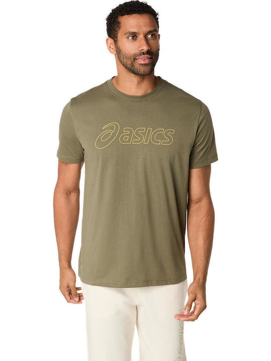 ASICS Αθλητικό T-shirt Χακί