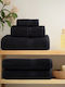 vidaXL Facecloth 15x21cm Black Weight 80gr/m²
