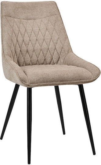 Lyra Dining Room Metallic Chair Grez 51x60x89cm