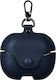 Leder Fall Mit Haken Sicherheits Samsung Galaxy Buds 3 3 Pro Blau