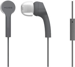 Koss Keb9igry Kabelgebundene In-Ear Kopfhörer Mit Mikrofon Grau