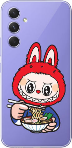 Samsung A35 Labubu 1 Transparent Silicone Tpu Θήκη