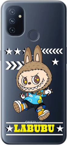 Oneplus Nord N100 Labubu4 Transparente Silikon Tpu Handyhülle
