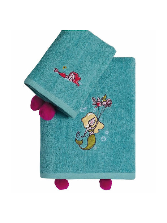 Kentia Set of baby towels 2pcs Loft Green 70 cm...