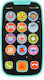 Moni My First Smartphone Toy Phone with Music Lights and Sounds for 12+ Months Blue