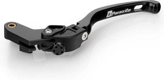 Paraxite Motorcycle Clutch Lever Moto Race Aprilia Adjustable Flexible Aluminum Black Colour Paraxite 1 Pc L.pcl010n