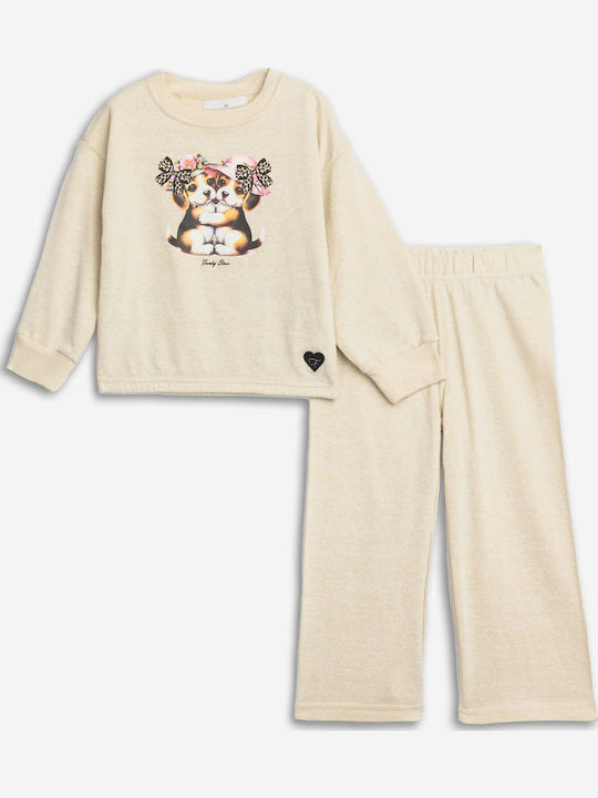 Kids' Set with Pants Winter 2pcs Gold