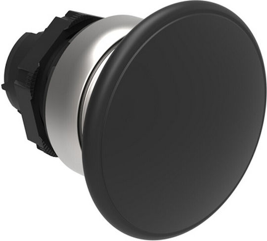 Kopf Druckknopf Pilz Rückstellung Schwarze Φ40 Höhe 36,4mm