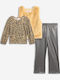 Kinder-Set mit Hose & Jacke Winter 3Stück Beige
