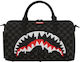 Sprayground Sharks In Paris Σακ Βουαγιάζ Μαύρο από Δερματίνη Μ32xΠ15xΥ24εκ.
