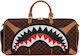 Sprayground Duffle Σακ Βουαγιάζ Καφέ από Δερματ...