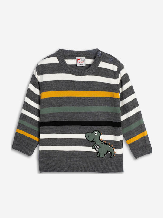 Kids' Sweater Long Sleeve Gray