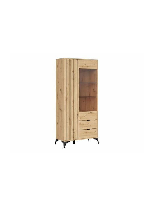 Ludale 111 Artisan Bücherregal Eiche 90x41x197cm