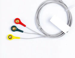 Cablu Pentru Cardiograf Pc-80b 3 Fire Creative Medical Cablu Pentru Cardiograf Pc-80b 3 Fire Creative Medical
