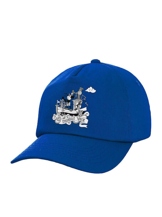 Koupakoupa Kids' Hat Jockey Fabric Steamboat Blue