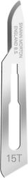 Surgical Blades Stainless Steel Disposable Swann Morton 100 Pieces 15t