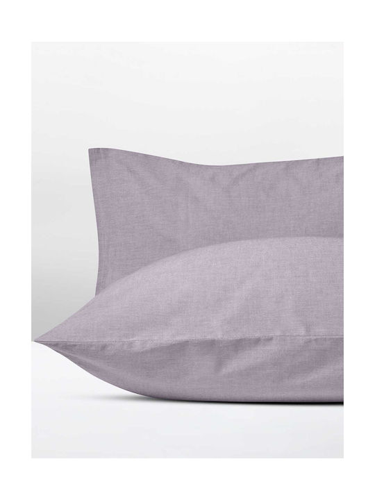 Aigaion Non Iron Kissenbezug-Set Heather Rose 5...