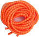 Fimo Röhrchen Fluoreszierendes Orange 6mm Serie 62 Stück 12-16