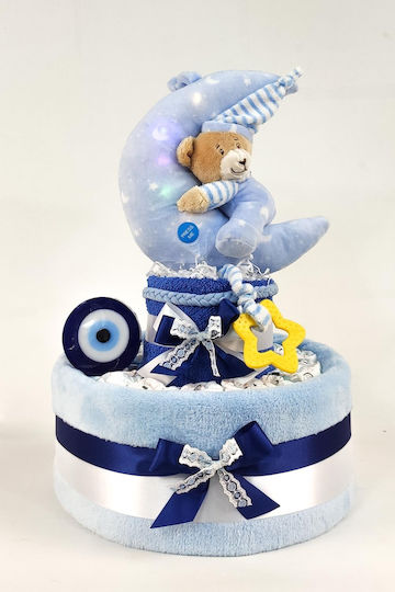 Dama Koupa Handmade Diaper Cake pentru Băiat
