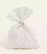Zackar Beutel Ecru Farbton – Silber 12cm × 17cm 375966 Ntm-375966