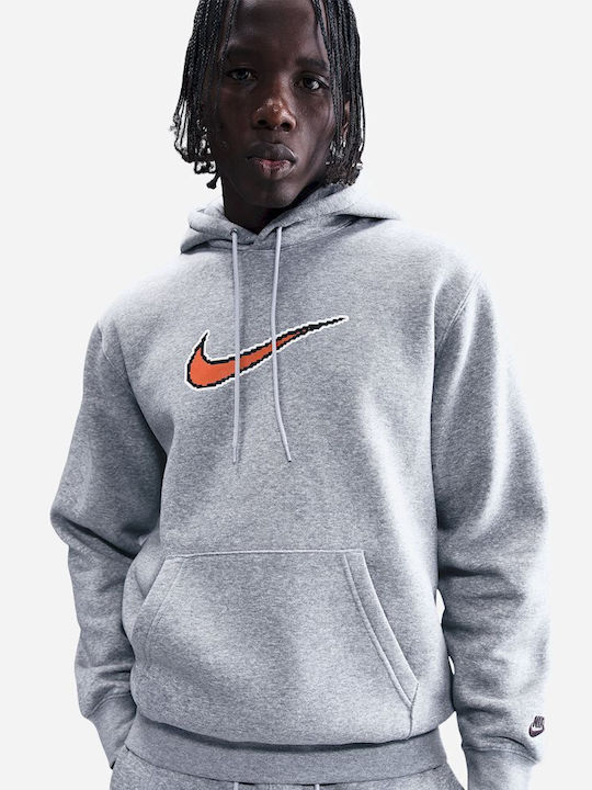 Nike Sportswear Sweatshirt with Hood Gray