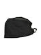 Fabric Surgical Cap Black
