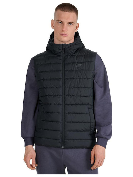 4F Sleeveless Jacket Black