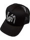 Kappen Korn Sonic Silber Logo Mesh Cap Schwarz Kornmbcap04b