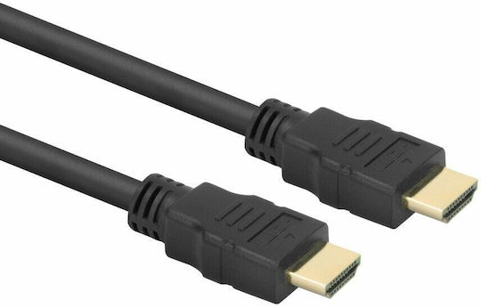 Act Ak3791 Кабел HDMI Мъжки Към HDMI Мъжки 1.5м Черен 4K@30Hz