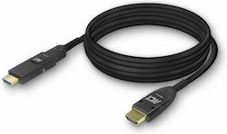 Cablu Act Ak4102 HDMI M La HDMI M 15m Negru 4K@60Hz Conector Detașabil