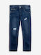 Funky Pantalon Jeans Pentru Copii Albastru