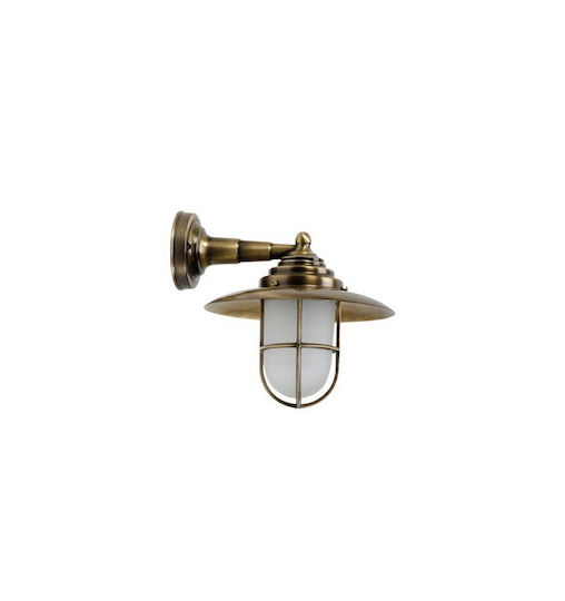 Lido Wall-Mounted Outdoor Lantern Nickel Matte