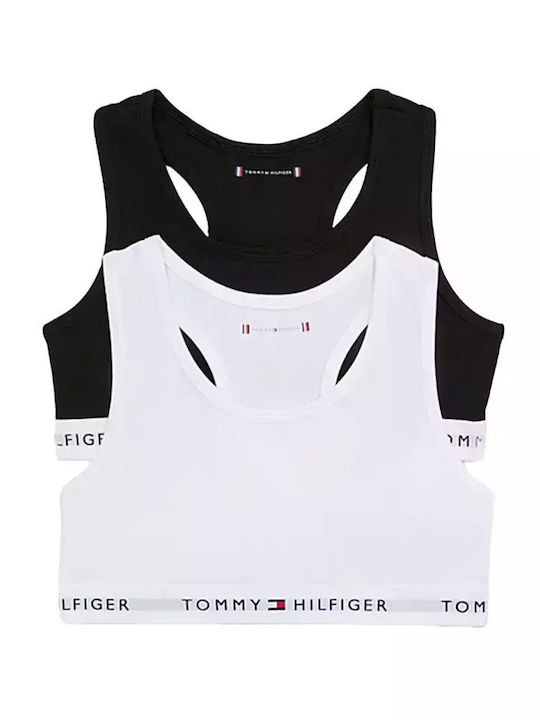 Tommy Hilfiger Σετ Παιδικά Μπουστάκια Λευκό-μαύρο