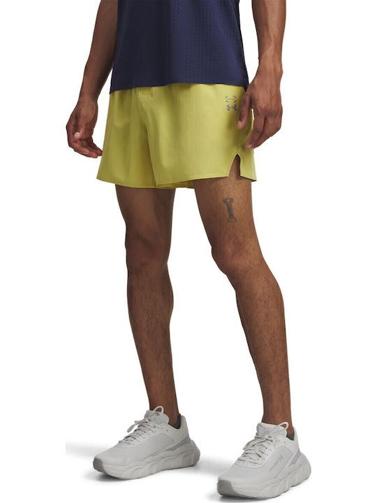 Under Armour Αθλητική Ανδρική Βερμούδα Κίτρινη
