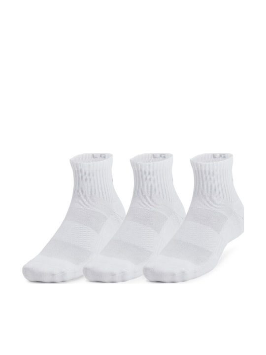 Under Armour Athletic Socks White 3 Pairs